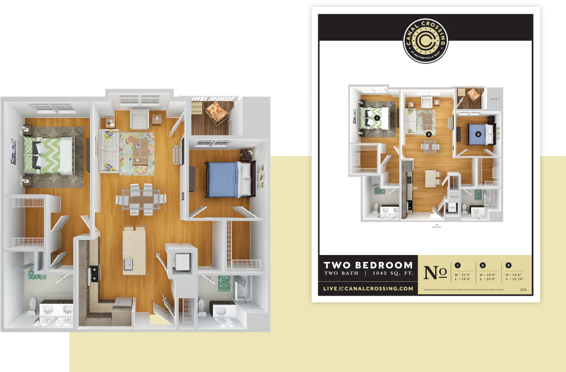 Canal Crossing Floorplan