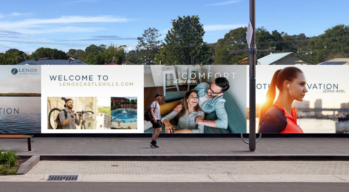 Lenox Castle Hills wall